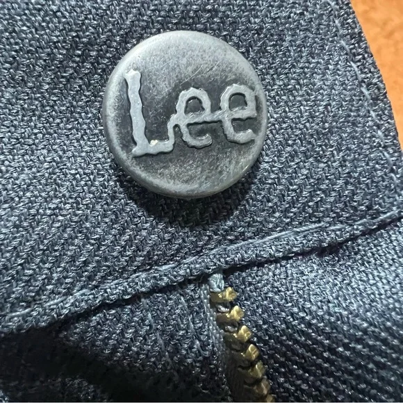 Vintage LEE Riders Gray Polyester Boot JEANS Deadstock USA Made Size 33x34 NOS